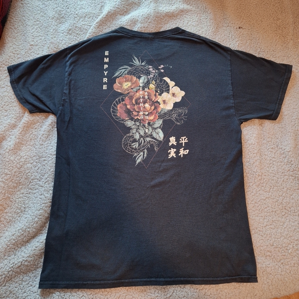 Empyre Tee with Floral Design